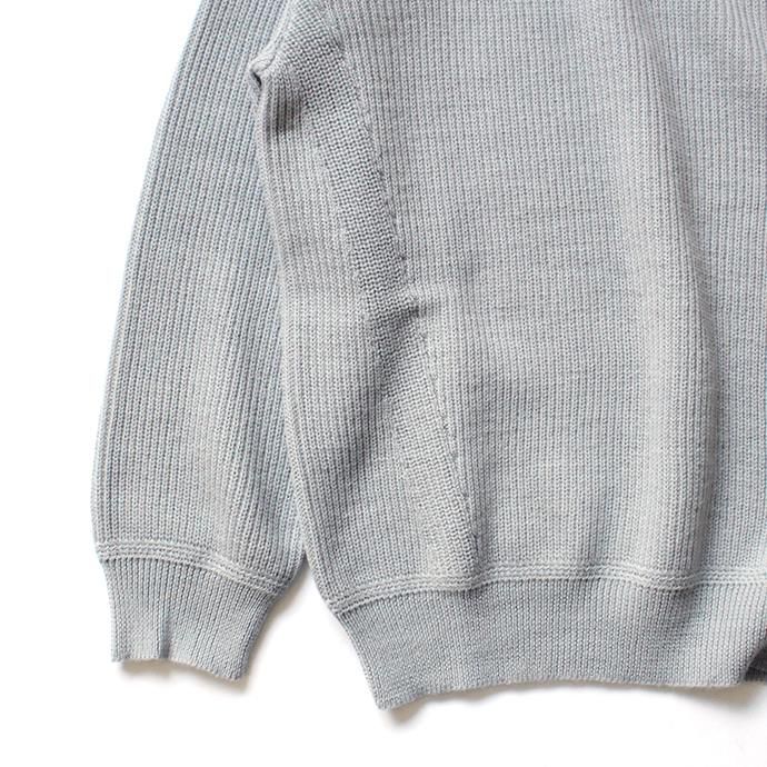 146845762 STILL BY HAND / KN0694 アルパカ混クルーネックセーター - Grey 02