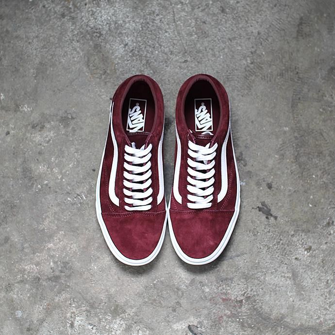 146880849 VANS / Pig Suede Old Skool - Port Royale ヴァンズ スウェードオールドスクール バーガンディ VN0A4BV5S3N 02