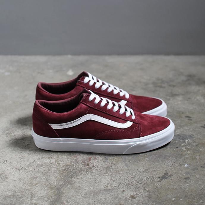 146880849 VANS / Pig Suede Old Skool - Port Royale ヴァンズ スウェードオールドスクール バーガンディ VN0A4BV5S3N 02