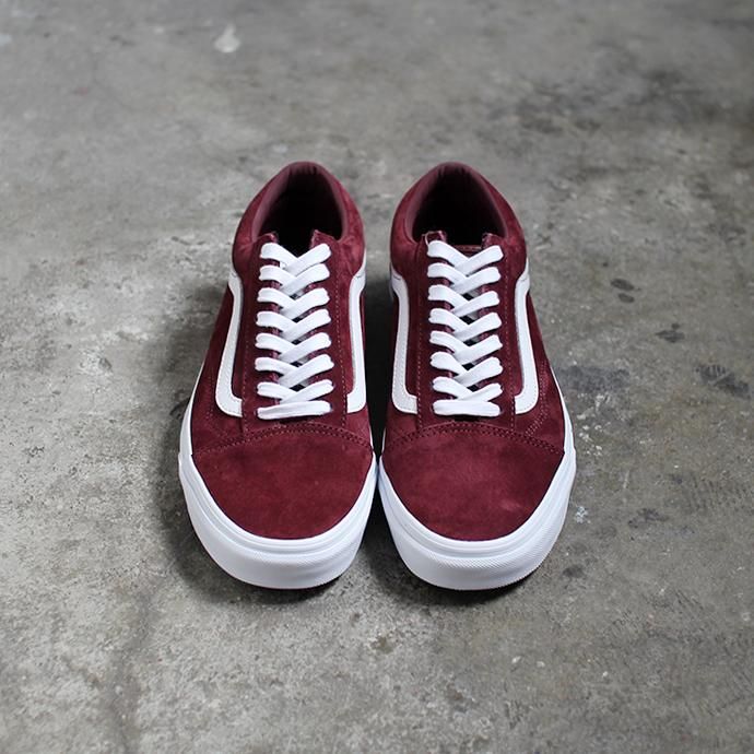 146880849 VANS / Pig Suede Old Skool - Port Royale ヴァンズ スウェードオールドスクール バーガンディ VN0A4BV5S3N 02