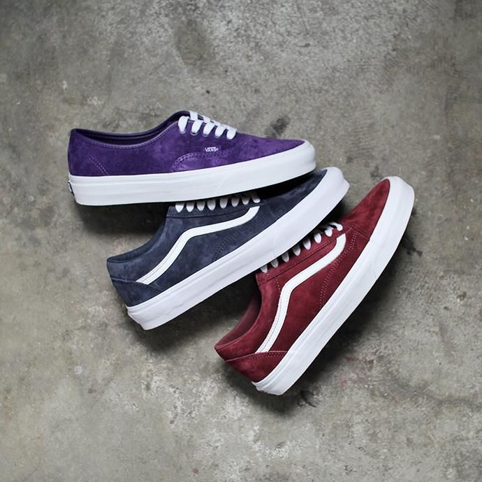 146881216 VANS / Pig Suede Authentic ヴァンズ スウェードオーセンティック パープル Violet Indigo VN0A2Z5IT75 02