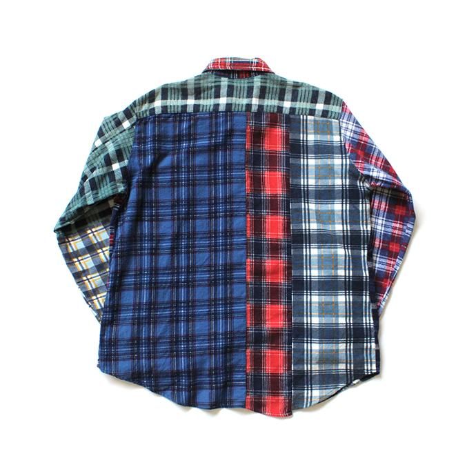 146903226 Hexico / Deformer Switching Color Ex. Printed Plaid Flannel Shirts リメイクプリントネルシャツ L - 01<img class='new_mark_img2' src='//img.shop-pro.jp/img/new/icons47.gif' style='border:none;display:inline;margin:0px;padding:0px;width:auto;' /> 02