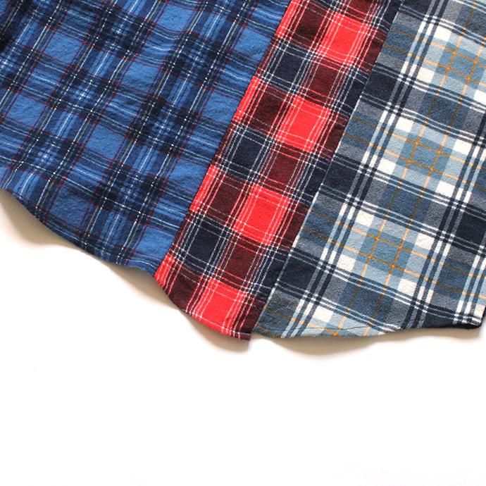 146903226 Hexico / Deformer Switching Color Ex. Printed Plaid Flannel Shirts リメイクプリントネルシャツ L - 01<img class='new_mark_img2' src='//img.shop-pro.jp/img/new/icons47.gif' style='border:none;display:inline;margin:0px;padding:0px;width:auto;' /> 02