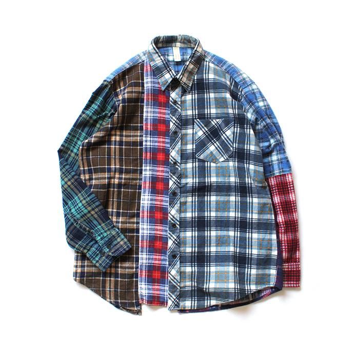 146903382 Hexico / Deformer Switching Color Ex. Printed Plaid Flannel Shirts リメイクプリントネルシャツ L - 05<img class='new_mark_img2' src='//img.shop-pro.jp/img/new/icons47.gif' style='border:none;display:inline;margin:0px;padding:0px;width:auto;' /> 01