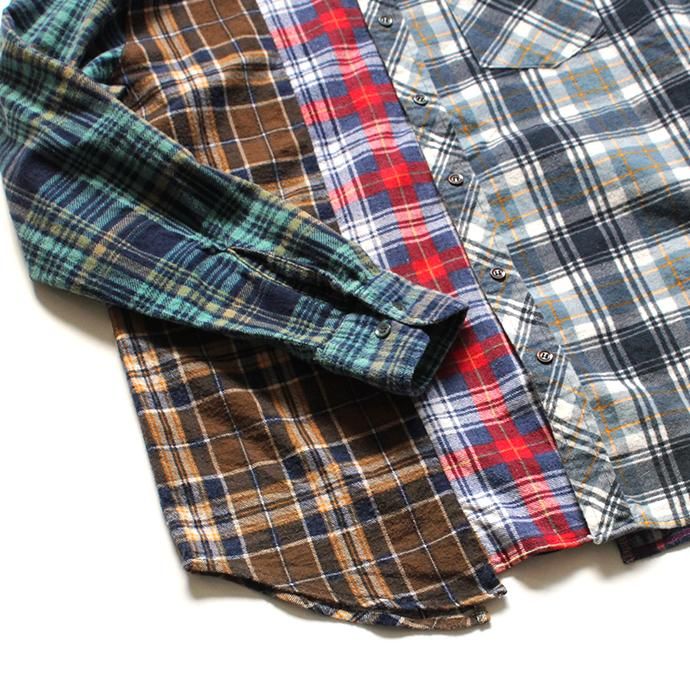 146903382 Hexico / Deformer Switching Color Ex. Printed Plaid Flannel Shirts リメイクプリントネルシャツ L - 05<img class='new_mark_img2' src='//img.shop-pro.jp/img/new/icons47.gif' style='border:none;display:inline;margin:0px;padding:0px;width:auto;' /> 02