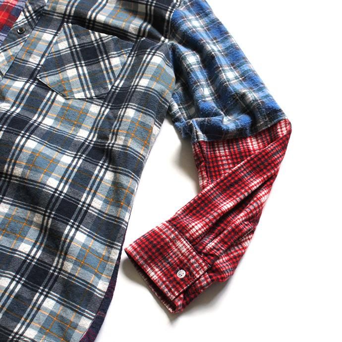 146903382 Hexico / Deformer Switching Color Ex. Printed Plaid Flannel Shirts リメイクプリントネルシャツ L - 05<img class='new_mark_img2' src='//img.shop-pro.jp/img/new/icons47.gif' style='border:none;display:inline;margin:0px;padding:0px;width:auto;' /> 02