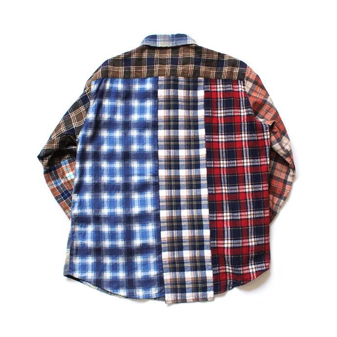 146903420 Hexico / Deformer Switching Color Ex. Printed Plaid Flannel Shirts リメイクプリントネルシャツ L - 06<img class='new_mark_img2' src='//img.shop-pro.jp/img/new/icons47.gif' style='border:none;display:inline;margin:0px;padding:0px;width:auto;' /> 02