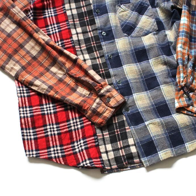 146903420 Hexico / Deformer Switching Color Ex. Printed Plaid Flannel Shirts リメイクプリントネルシャツ L - 06<img class='new_mark_img2' src='//img.shop-pro.jp/img/new/icons47.gif' style='border:none;display:inline;margin:0px;padding:0px;width:auto;' /> 02