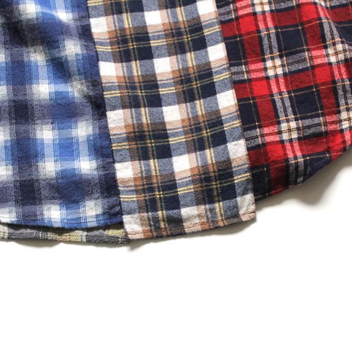 146903420 Hexico / Deformer Switching Color Ex. Printed Plaid Flannel Shirts リメイクプリントネルシャツ L - 06<img class='new_mark_img2' src='//img.shop-pro.jp/img/new/icons47.gif' style='border:none;display:inline;margin:0px;padding:0px;width:auto;' /> 02