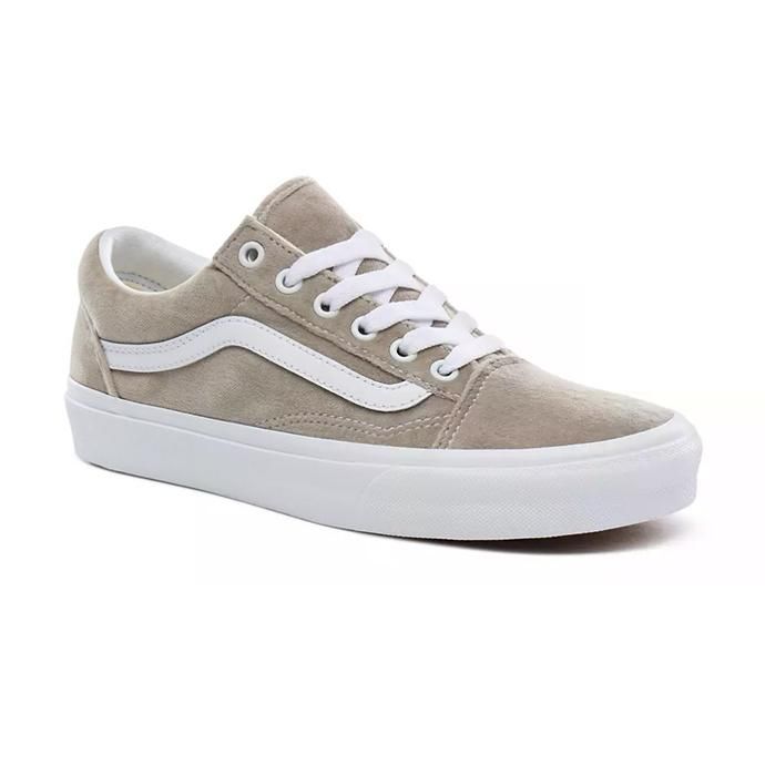 147294334 VANS / Velvet Old Skool - Gray ヴァンズ ベルベットオールドスクール ベージュ VN0A4BV5TCH<img class='new_mark_img2' src='//img.shop-pro.jp/img/new/icons47.gif' style='border:none;display:inline;margin:0px;padding:0px;width:auto;' /> 02