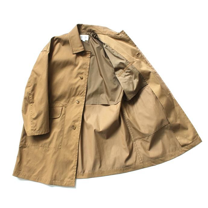 147569974 STILL BY HAND / CO0294 ナイロン素材 ステンカラーコート - Beige 02