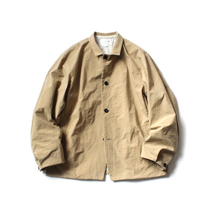 147865468 STILL BY HAND / JK0194 ナイロン素材セットアップジャケット - Beige 01