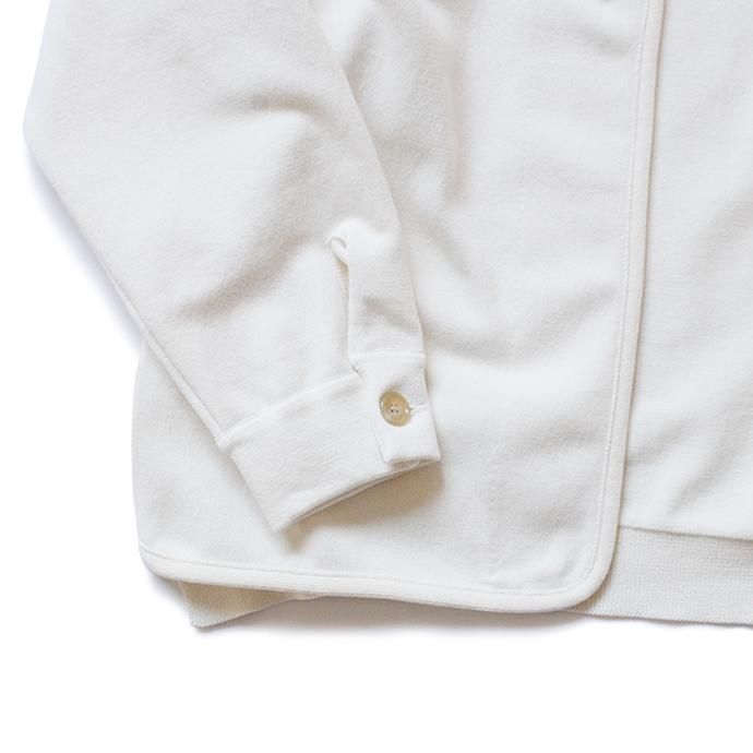 147865980 STILL BY HAND / KN0894 カシミア混ボタンレスカーディガン - Off White 02