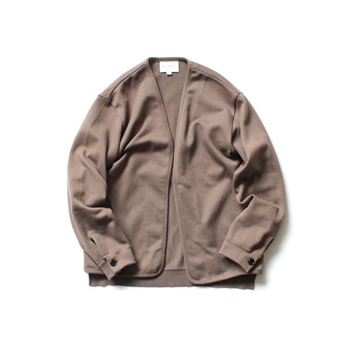 147866865 STILL BY HAND / KN0894 カシミア混ボタンレスカーディガン - Mocha Beige 01