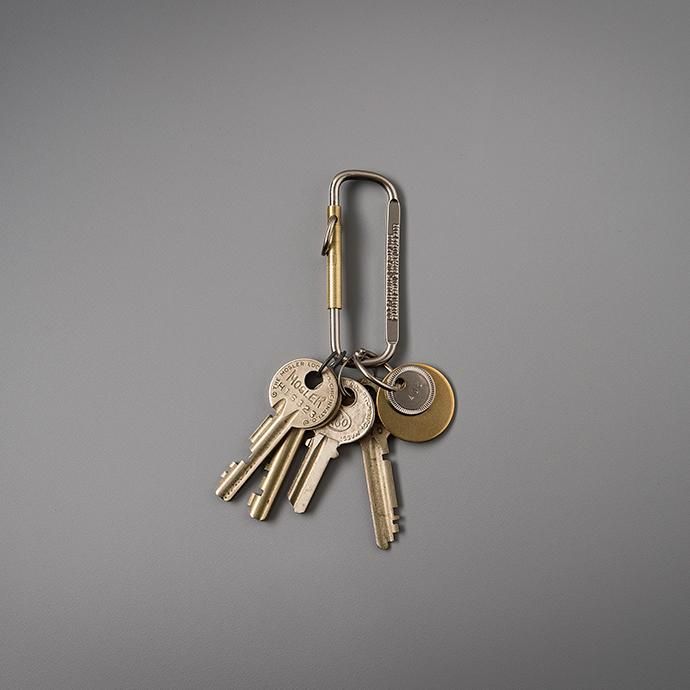 147880931 CANDY DESIGN & WORKS / Kendric CK-18 キーリング - Nickel/Brass 02
