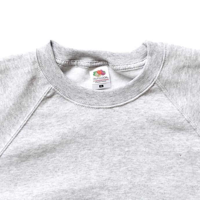 147902543 Fruit of the Loom Europe / Classic Raglan Sweat - Heather Grey 02