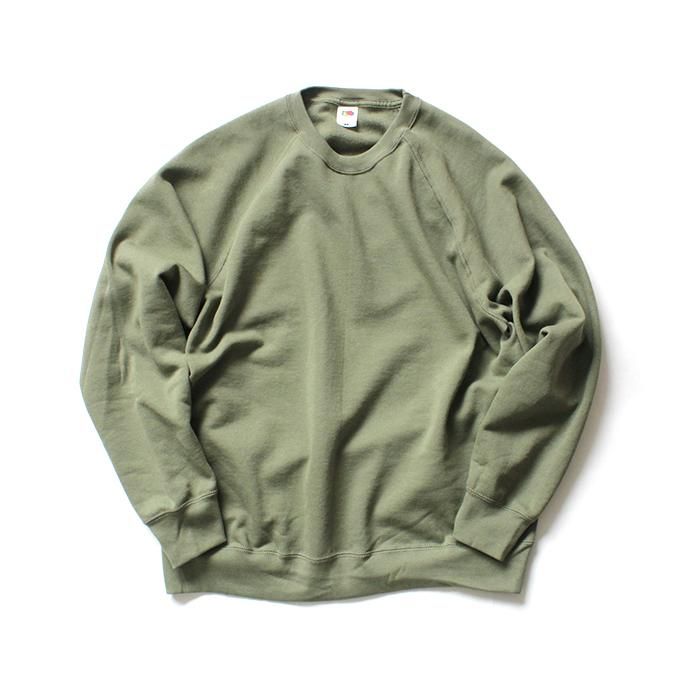 147902637 Fruit of the Loom Europe / Classic Raglan Sweat - Classic Olive 01
