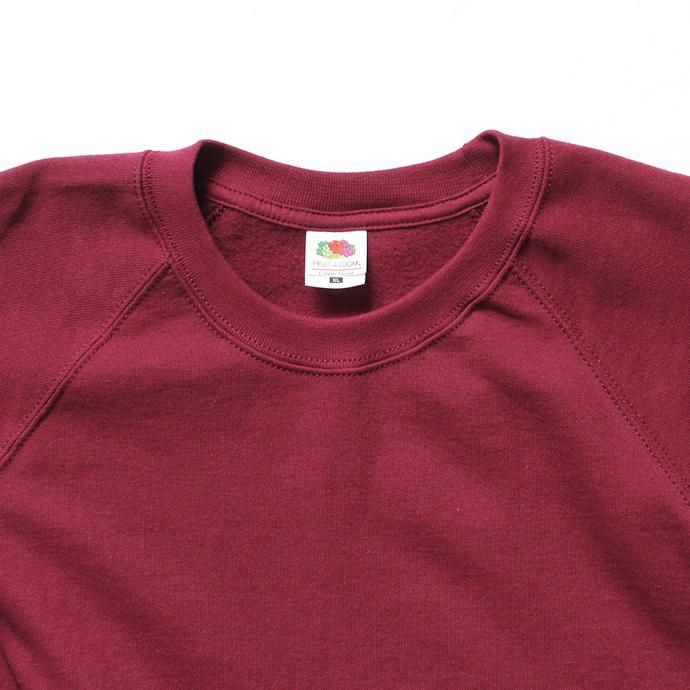 147902713 Fruit of the Loom Europe / Classic Raglan Sweat - Burgundy<img class='new_mark_img2' src='//img.shop-pro.jp/img/new/icons47.gif' style='border:none;display:inline;margin:0px;padding:0px;width:auto;' /> 02