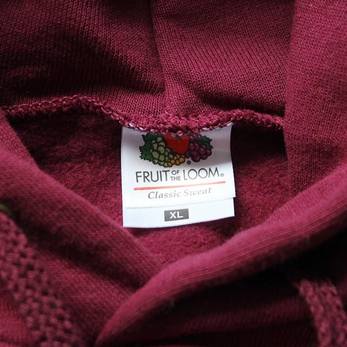147903166 Fruit of the Loom Europe / Classic Hooded Sweat - Burgundy 02
