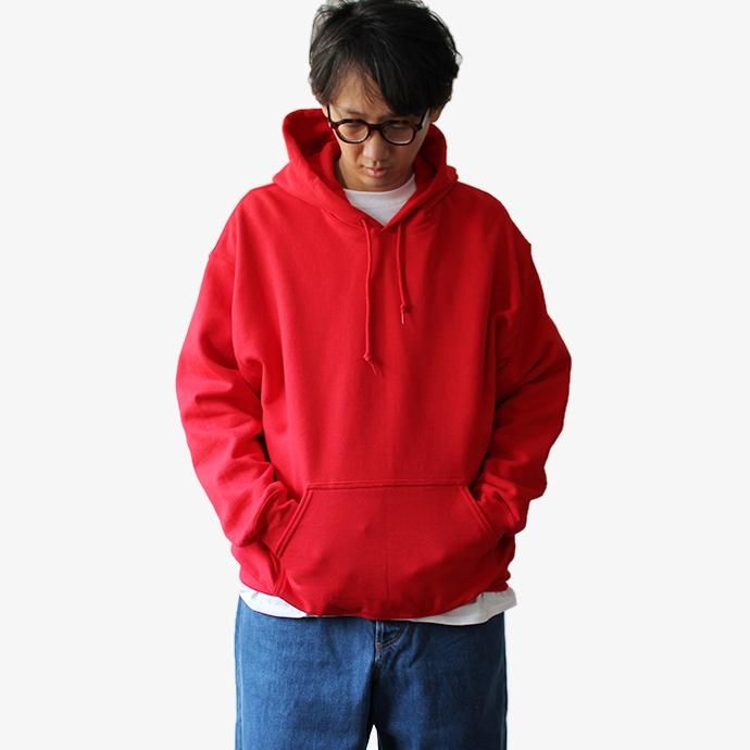 148009597 GILDAN / 18500 8.0oz Heavy Blend Hooded Sweatshirt プルオーバーパーカー - Red 02