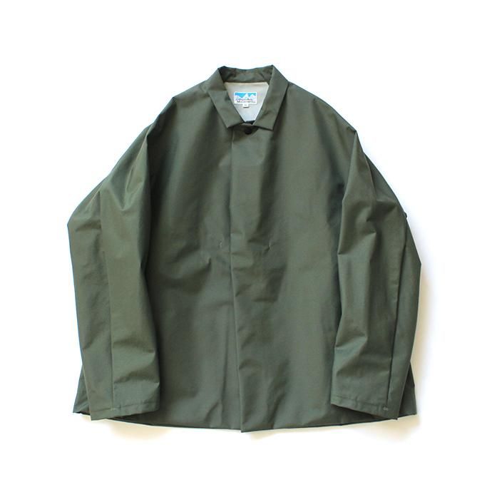 148203672 Powderhorn Mountaineering / P.H. M.COAT SHORT 3Lナイロンシェル ショートコート PH20SS-002 - Olive 01