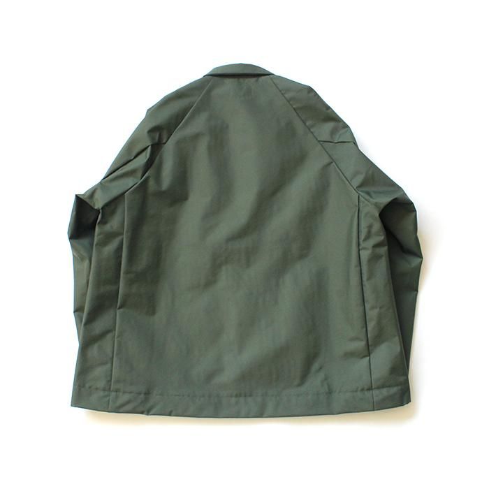 148203672 Powderhorn Mountaineering / P.H. M.COAT SHORT 3Lナイロンシェル ショートコート PH20SS-002 - Olive 02