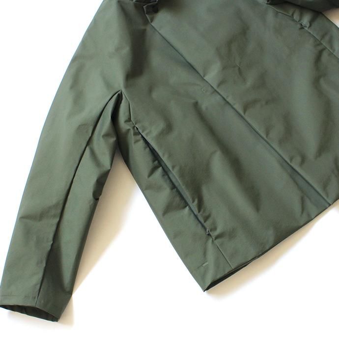 148203672 Powderhorn Mountaineering / P.H. M.COAT SHORT 3Lナイロンシェル ショートコート PH20SS-002 - Olive 02