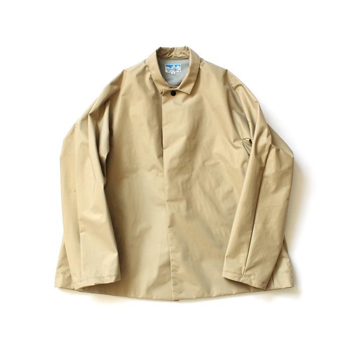 148203692 Powderhorn Mountaineering / P.H. M.COAT SHORT 3Lナイロンシェル ショートコート PH20SS-002 - Beige 01