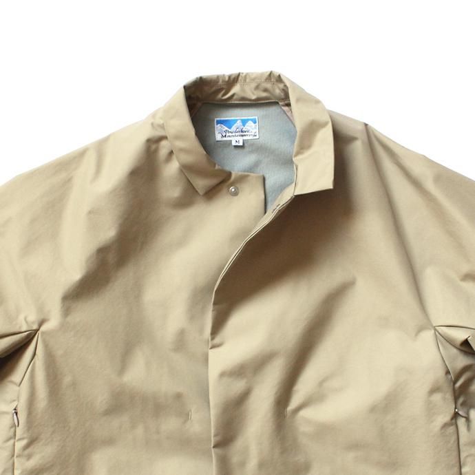 148203692 Powderhorn Mountaineering / P.H. M.COAT SHORT 3Lナイロンシェル ショートコート PH20SS-002 - Beige 02