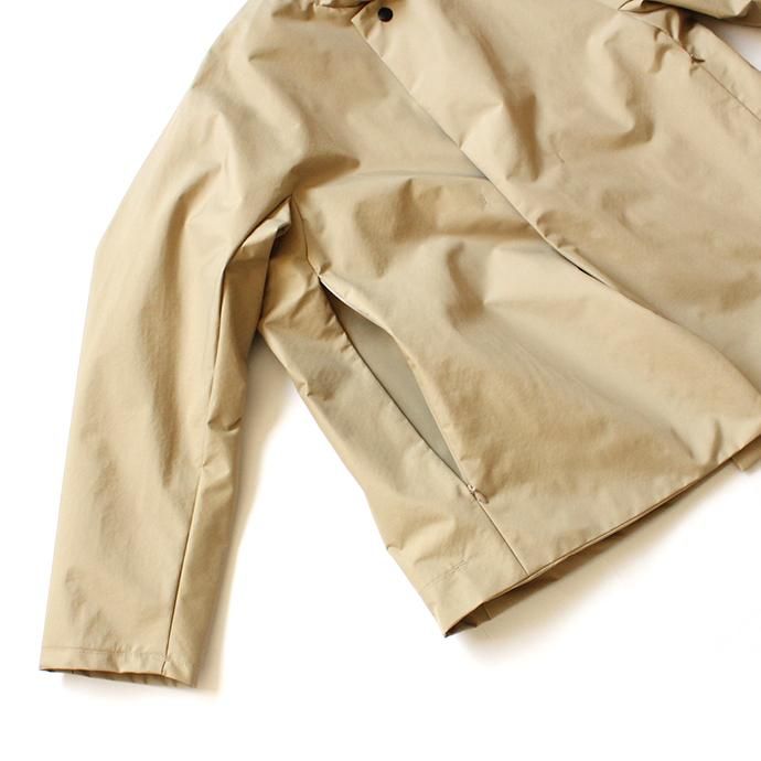 148203692 Powderhorn Mountaineering / P.H. M.COAT SHORT 3Lナイロンシェル ショートコート PH20SS-002 - Beige 02