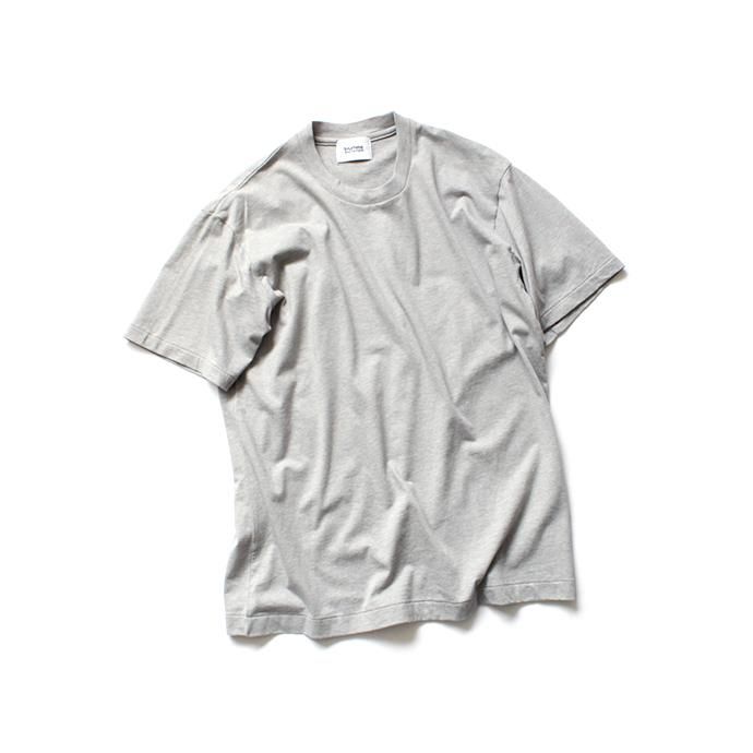 148227294 blurhms ROOTSTOCK / Silk Cotton Jersey Circle-Neck BHS-RKSS17013-20S - H.Grey 01