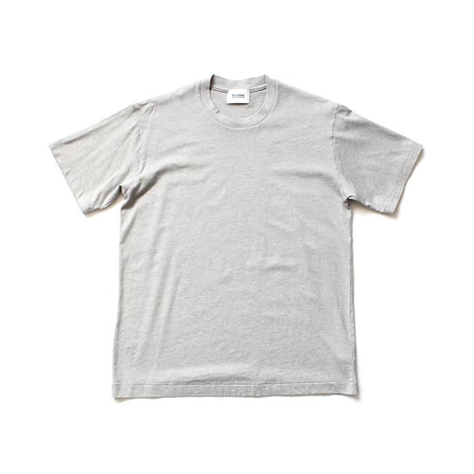 148227294 blurhms ROOTSTOCK / Silk Cotton Jersey Circle-Neck BHS-RKSS17013-20S - H.Grey 02