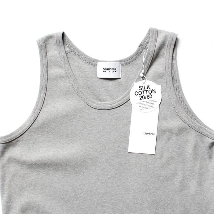 148227537 blurhms ROOTSTOCK / Silk Cotton Rib Tank Top BHS-RKSS17009-20S - H.Grey<img class='new_mark_img2' src='//img.shop-pro.jp/img/new/icons47.gif' style='border:none;display:inline;margin:0px;padding:0px;width:auto;' /> 02
