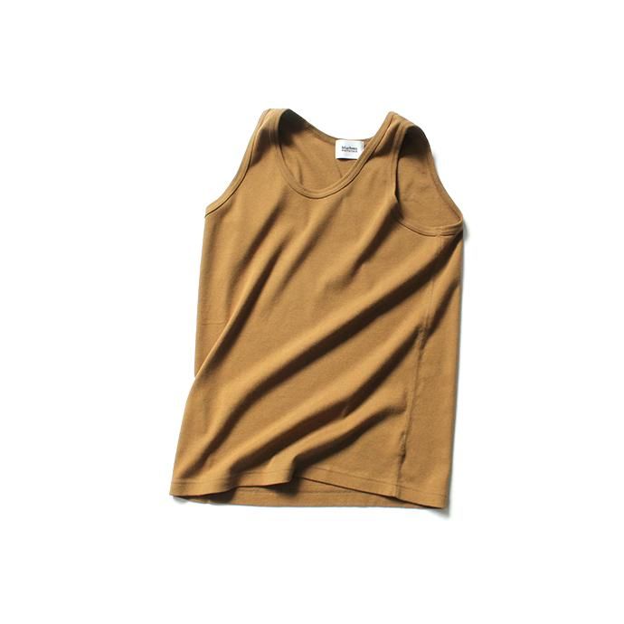 148254391 blurhms ROOTSTOCK / Silk Cotton Rib Tank Top BHS-RKSS17009-20S - Camel<img class='new_mark_img2' src='//img.shop-pro.jp/img/new/icons47.gif' style='border:none;display:inline;margin:0px;padding:0px;width:auto;' /> 01
