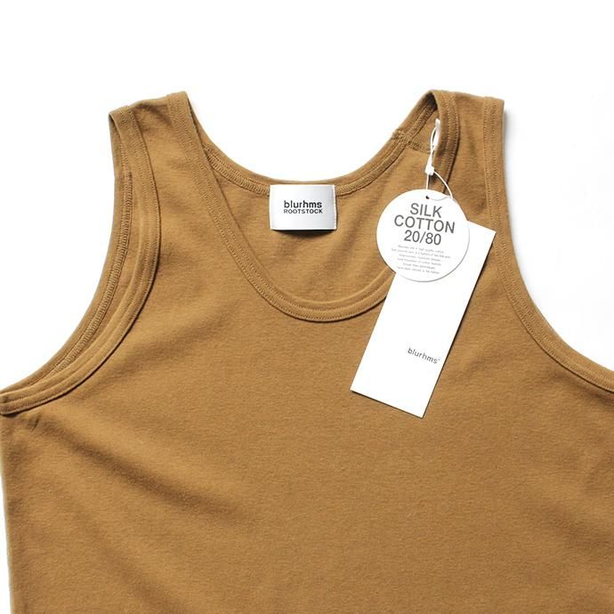 148254391 blurhms ROOTSTOCK / Silk Cotton Rib Tank Top BHS-RKSS17009-20S - Camel<img class='new_mark_img2' src='//img.shop-pro.jp/img/new/icons47.gif' style='border:none;display:inline;margin:0px;padding:0px;width:auto;' /> 02