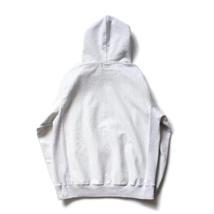 148259578 blurhms ROOTSTOCK / Soft & Hard Sweat Hoodie P/O - White Heather BHS-RKAW19010-20S 02