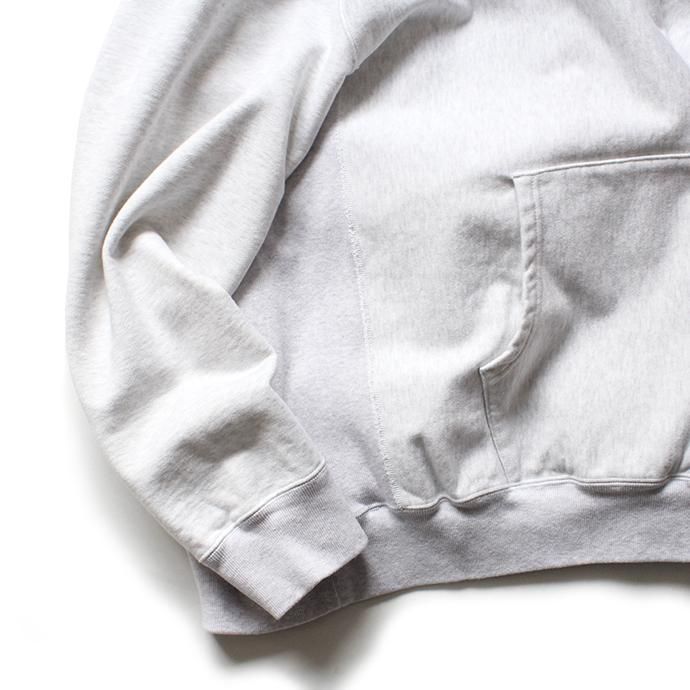 148259578 blurhms ROOTSTOCK / Soft & Hard Sweat Hoodie P/O - White Heather BHS-RKAW19010-20S 02