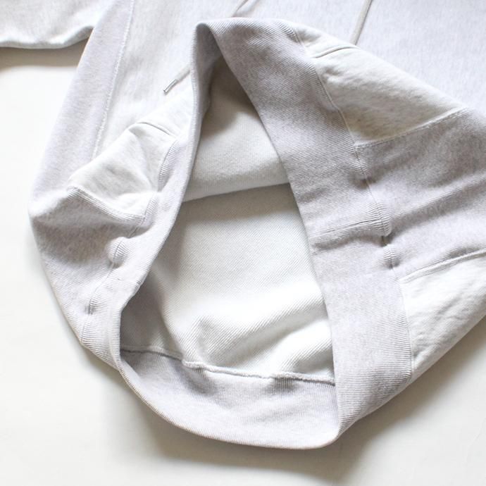 148259578 blurhms ROOTSTOCK / Soft & Hard Sweat Hoodie P/O - White Heather BHS-RKAW19010-20S 02