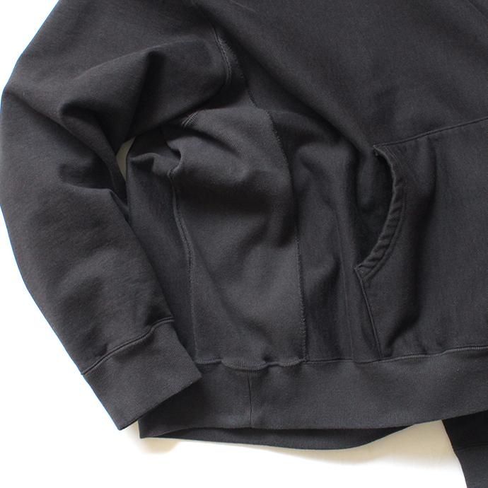 148259636 blurhms ROOTSTOCK / Soft & Hard Sweat Hoodie P/O - Charcoal BHS-RKAW19010-20S 02