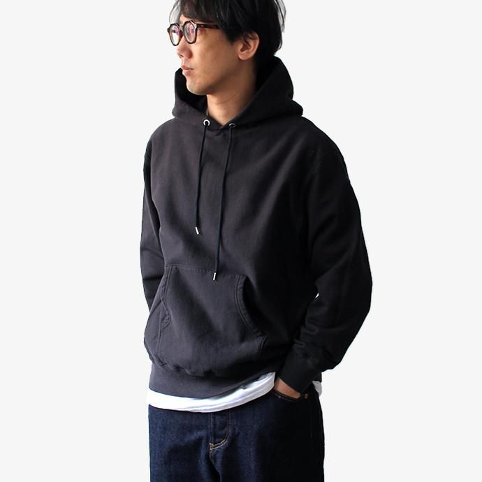 148259636 blurhms ROOTSTOCK / Soft & Hard Sweat Hoodie P/O - Charcoal BHS-RKAW19010-20S 02