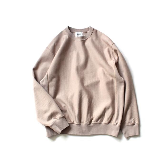 148259696 blurhms ROOTSTOCK / Soft & Hard Sweat Crew-neck P/O - GreyBeige BHS-RKAW19011-20S 01