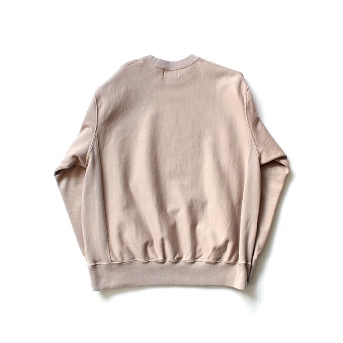 148259696 blurhms ROOTSTOCK / Soft & Hard Sweat Crew-neck P/O - GreyBeige BHS-RKAW19011-20S 02