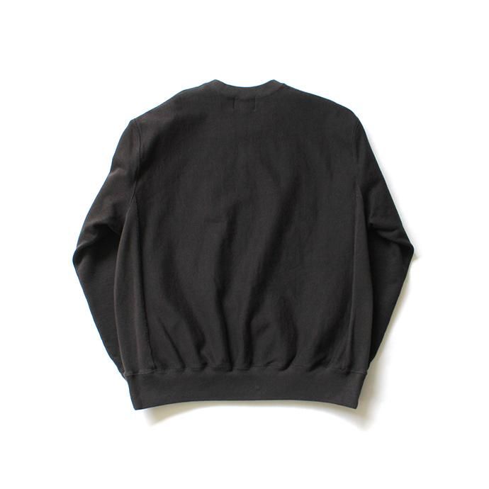 148259720 blurhms ROOTSTOCK / Soft & Hard Sweat Crew-neck P/O - Charcoal BHS-RKAW19011-20S 02