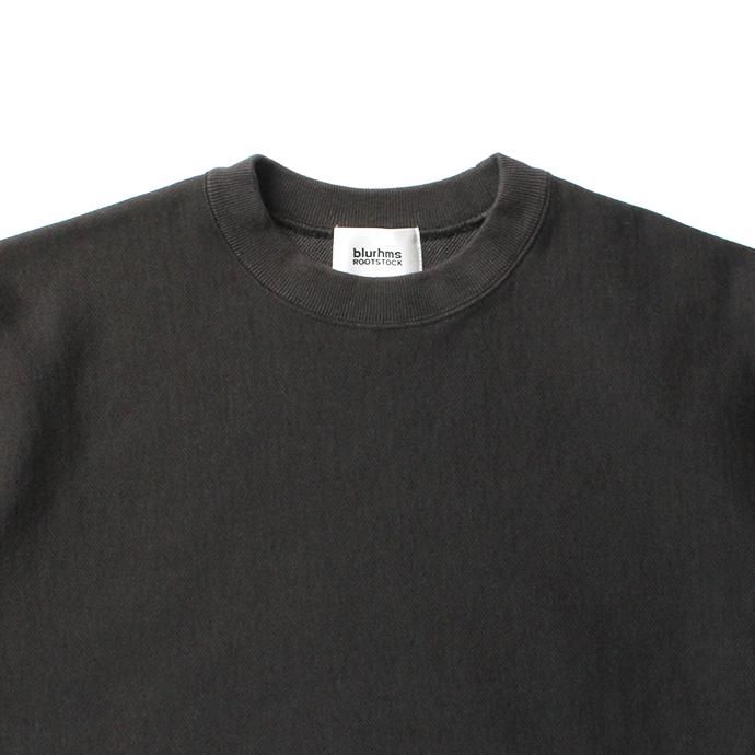148259720 blurhms ROOTSTOCK / Soft & Hard Sweat Crew-neck P/O - Charcoal BHS-RKAW19011-20S 02