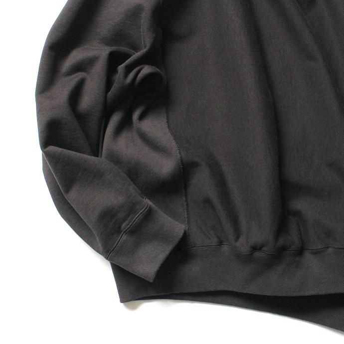 148259720 blurhms ROOTSTOCK / Soft & Hard Sweat Crew-neck P/O - Charcoal BHS-RKAW19011-20S 02