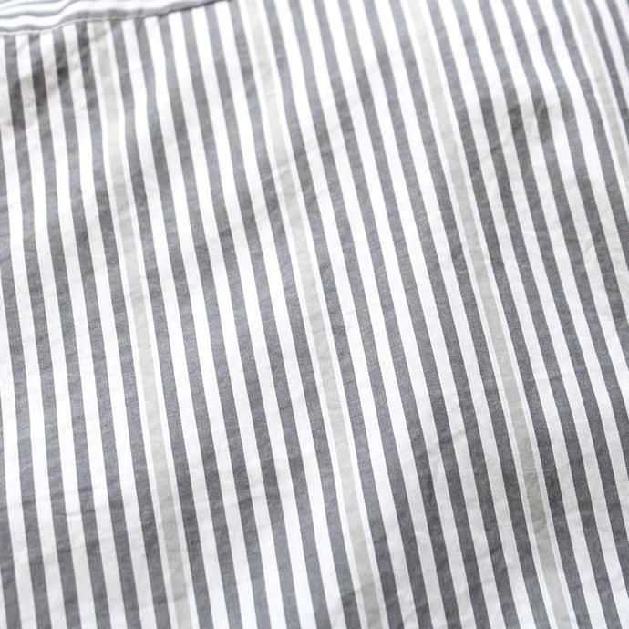 148436229 STILL BY HAND / SH0083 スタンダードBDシャツ - Grey Stripe 02
