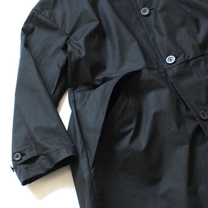 148438440 STILL BY HAND / CO02201 スタンドカラーコート - Black 02