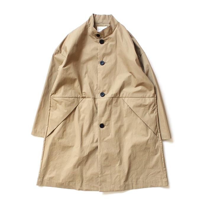 148438494 STILL BY HAND / CO02201 スタンドカラーコート - Beige 01