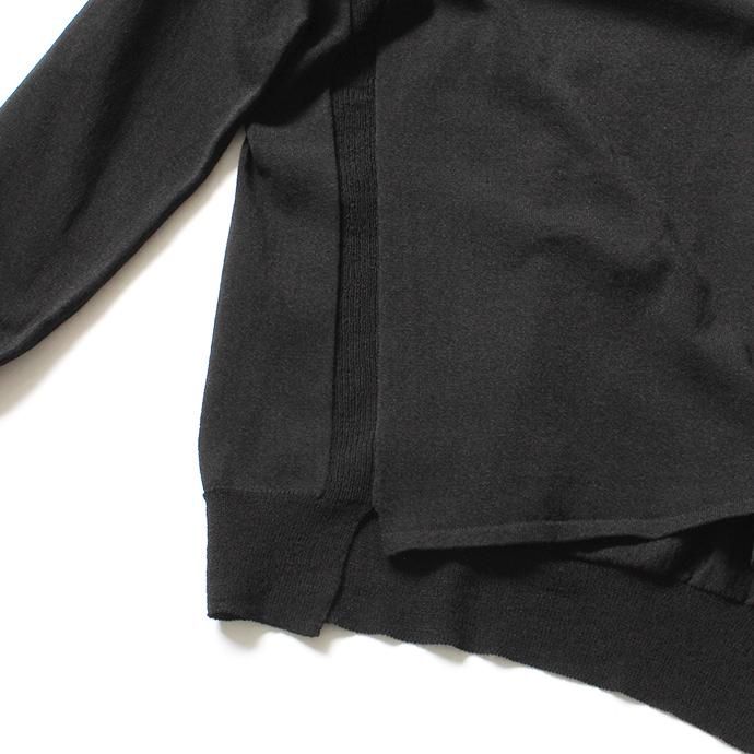 148438959 STILL BY HAND / KN04201 クルーネックカーディガン - Black 02