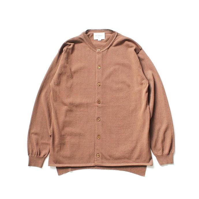148438986 STILL BY HAND / KN04201 クルーネックカーディガン - Maroon 01